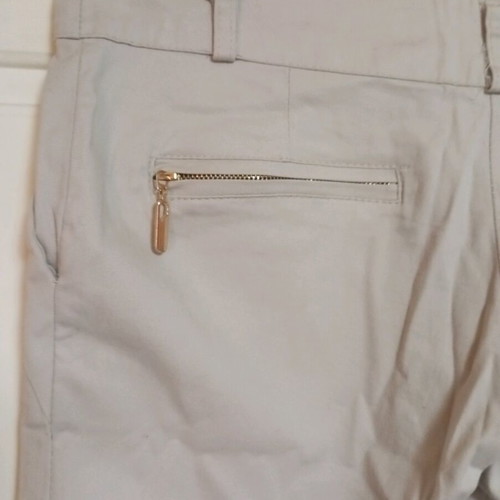 Women's fabric pants like new, size S-M, beige