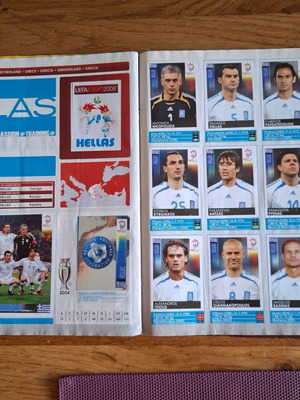 Συλλεκτικό άλμπουμ Euro 2008 μεταχειρισμένο, ποδοσφαιρικών ομάδων