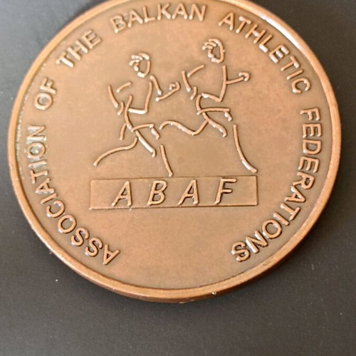 Bronze medal Balkan Athletics Games Tripoli 2006 like new