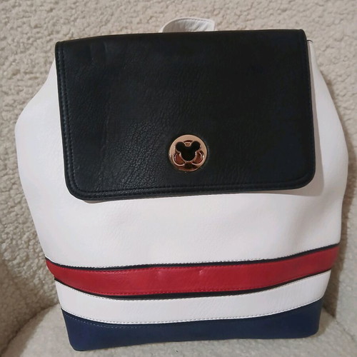 Women's backpack and handbag new, with zipper and Mickey closure