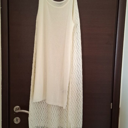 Esmara knitted dress, beige, size L