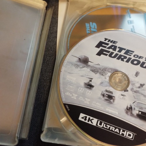 The Fate of the Furious 4K Ultra HD + Blu-ray Steelbook used