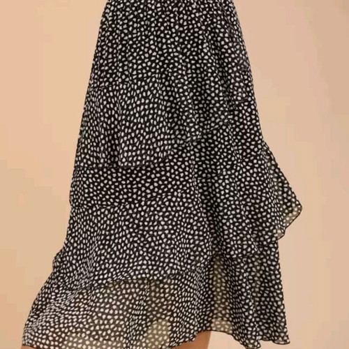 Polka Dot Skirt black and white, like new, size M