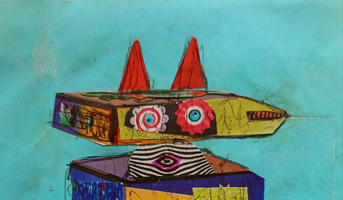 Modern art collage print 21x29 cm new - € 6,00 - Vendora.cy