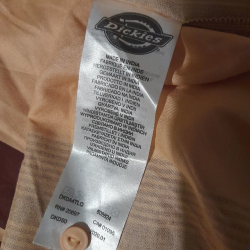 Dickies vintage shirt XL/XXL like new, beige and brown