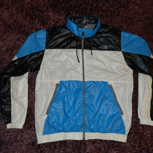The North Face men's jacket XL like new, blue and white