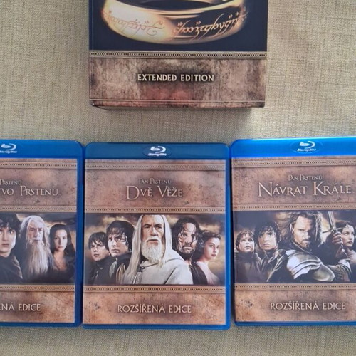 The Lord of the Rings Blu-ray Trilogy extended edition like new