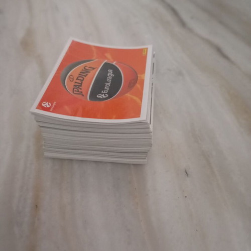 Euroleague 2025-2026 sticker pack, 126 pieces