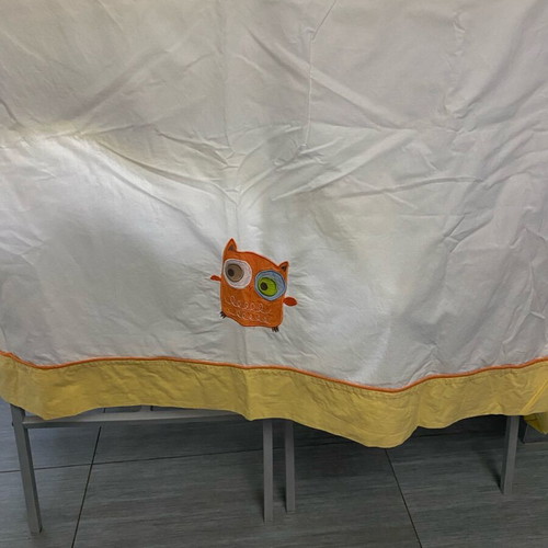 Baby sheet DAS BABY used, 100% cotton, 1.65 x 1.10 m