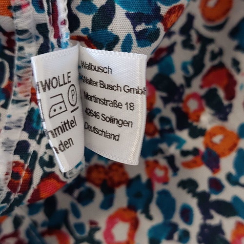Walbusch cotton women's shirt, multicolor, size L