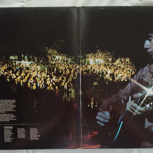 Neil Diamond Hot August Night double vinyl record used, rock