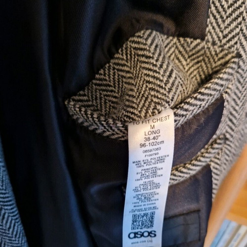 Asos coat size M used, gray