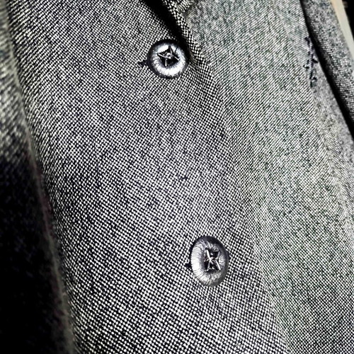 Figalos pret a porter gray melange suit used