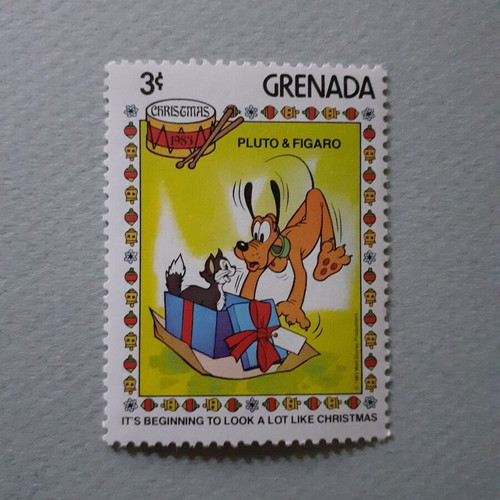 Grenada Walt Disney It's Beginning to Look a Lot Like Christmas Stamps Set 6 new