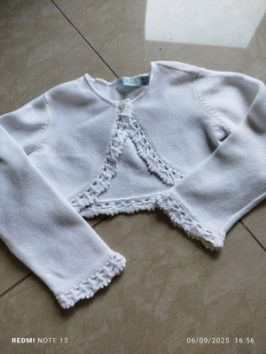 Abel & Lula Baby Cotton Bolero Like New, Size 36 M