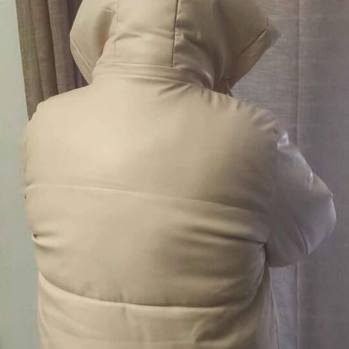 Women's jacket like new, size 6XL, beige
