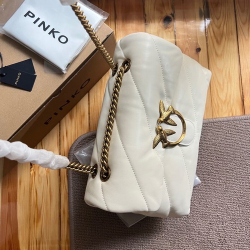 Pinko shoulder bag new, white cream