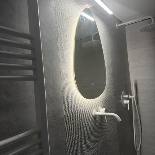 LED Mirror with 3 Light Modes and Anti-Fog Function