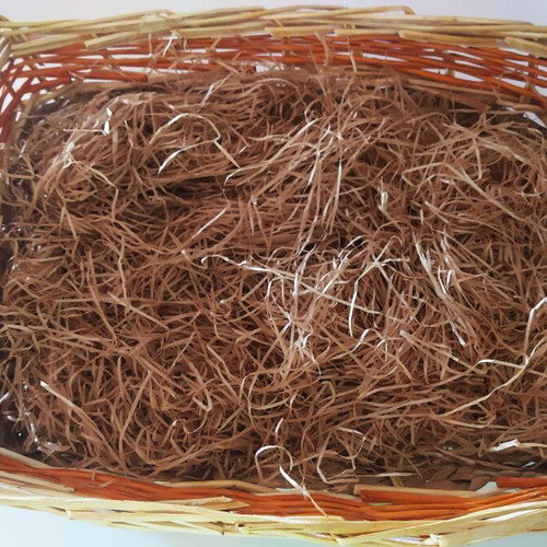 Decorative wicker basket used