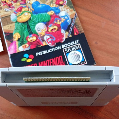 Troddlers Super Nintendo SNES game used, 1993 PAL CIB