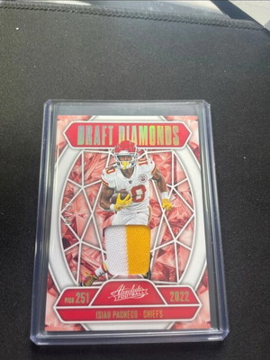 Isiah Pacheco Patch Draft Diamonds κάρτα σαν καινούργιο