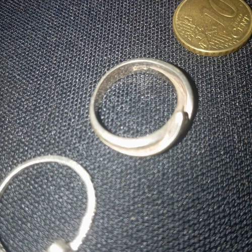 2 silver 925 rings