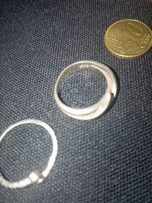 2 silver 925 rings