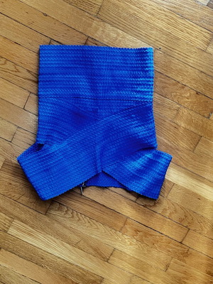 EKLE blue corset one size