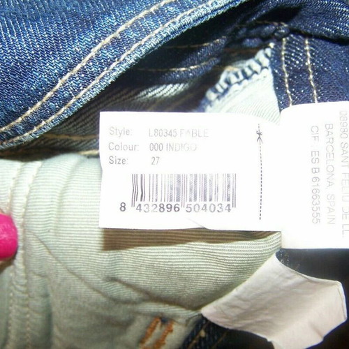 Pepe Jeans London Vintage Capri Cropped Denim Size 27 Brand New