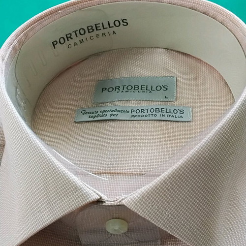 Portobellos men's shirt new, size L, 100% cotton