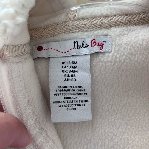 Nula bug jacket for baby girl like new 3-6 months