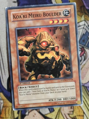 Koaki Meiru Boulder Effect Monster κάρτα σαν καινούργιο