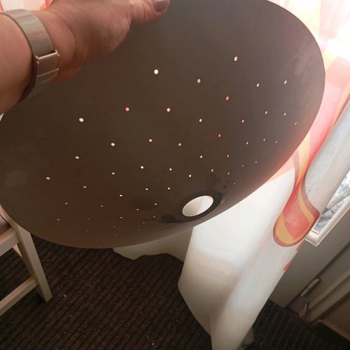 Metal lamp shade for ceiling light like new