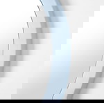 Καθρέφτης τοίχου Κορώνα γαλάζιος με ξύλινο πλαίσιο νέος