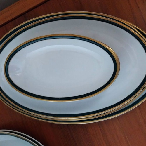 Fine Bohemian China porcelain dinnerware set Czechoslovakia EPIAG DF 112 pcs like new
