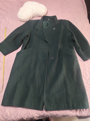 Coat Pure dark green XXL used, excellent condition