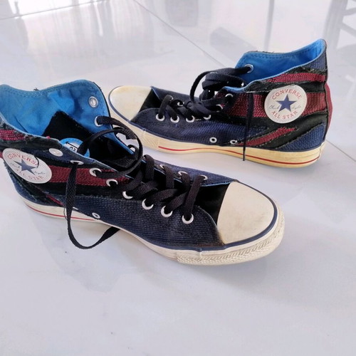 All Star Converse "The Who Edition" used, size 44, blue and red