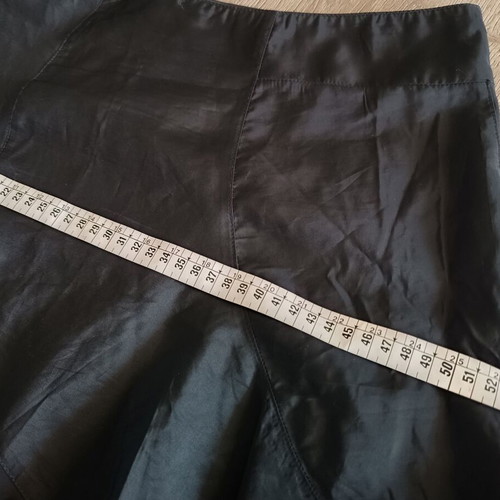 Motivi asymmetric skirt with ruffles black like new