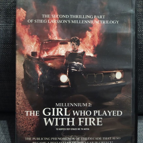 The Girl Who Played With Fire DVD used, thriller adventure with subtitles