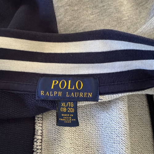 Ralph Lauren jacket used, gray and blue, fits small