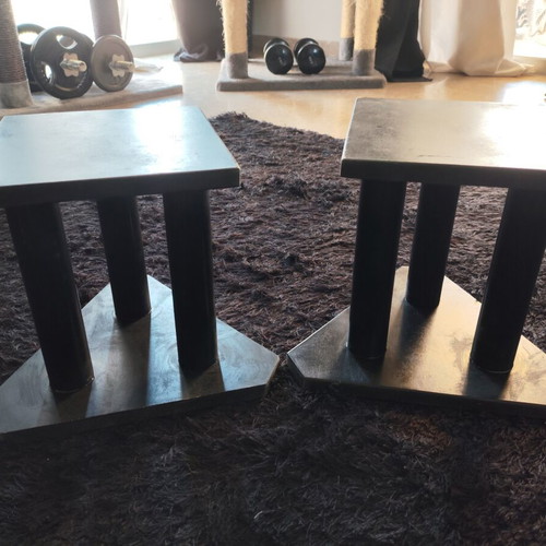 Handmade professional anti-vibration speaker stands, pair