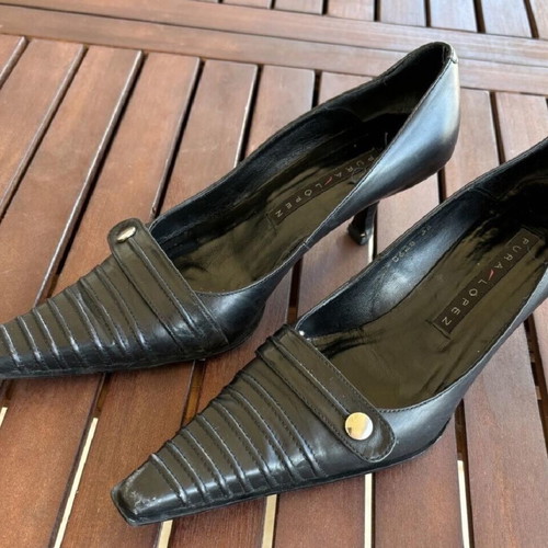 Pura Lopez shoes used, size 38, with low heel