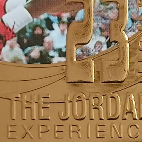 NBA Card Michael Jordan Game 2 1991 new, 22 kt gold
