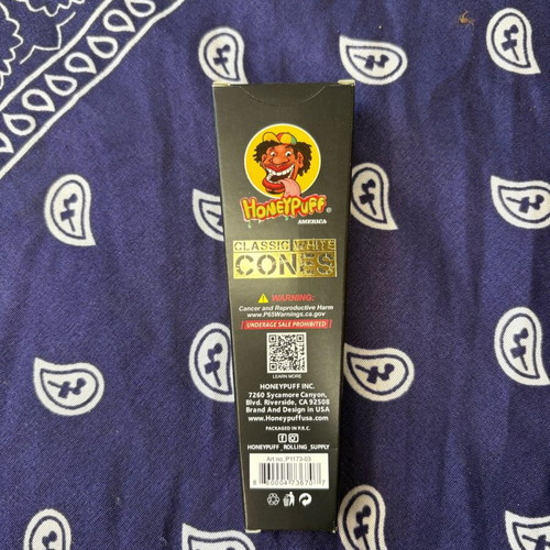 HoneyPuff Classic White King Size cones new, pack of 3