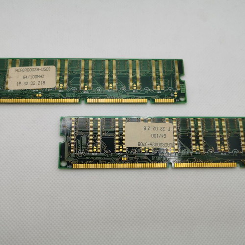 Apacer 64MB SDRAM PC100U Non-ECC RAM used
