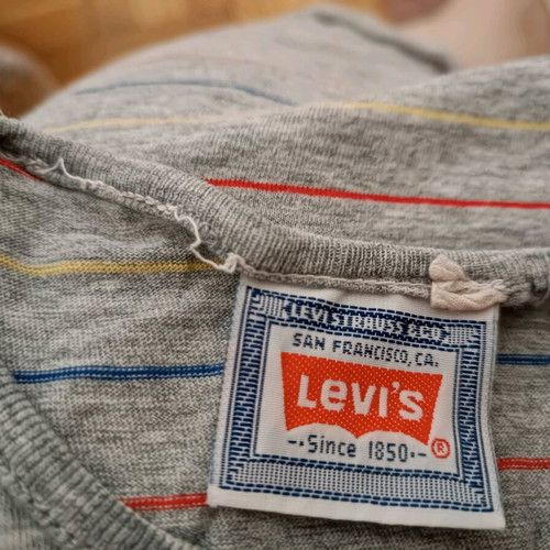 Levis vintage 80s sleeveless cotton shirt used