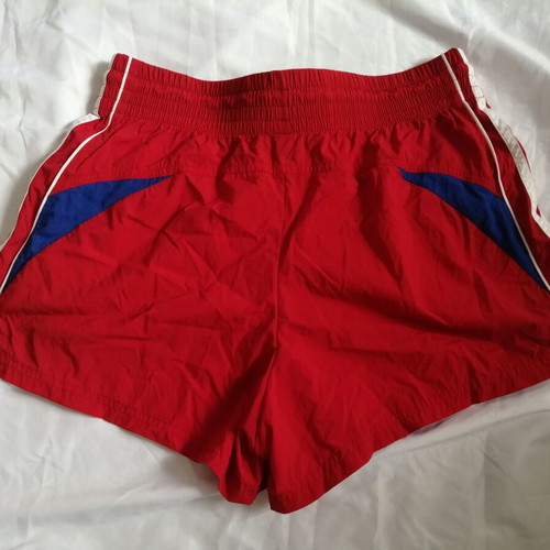 Adidas women's retro sports shorts size S like new, red
