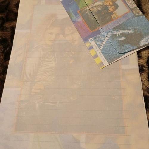 Used correspondence with folder and set sheet