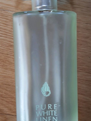Estee Lauder collectible bottle used from Pure White Linen fragrance