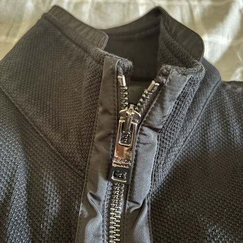Prada Milano Jacket total black, size L, new